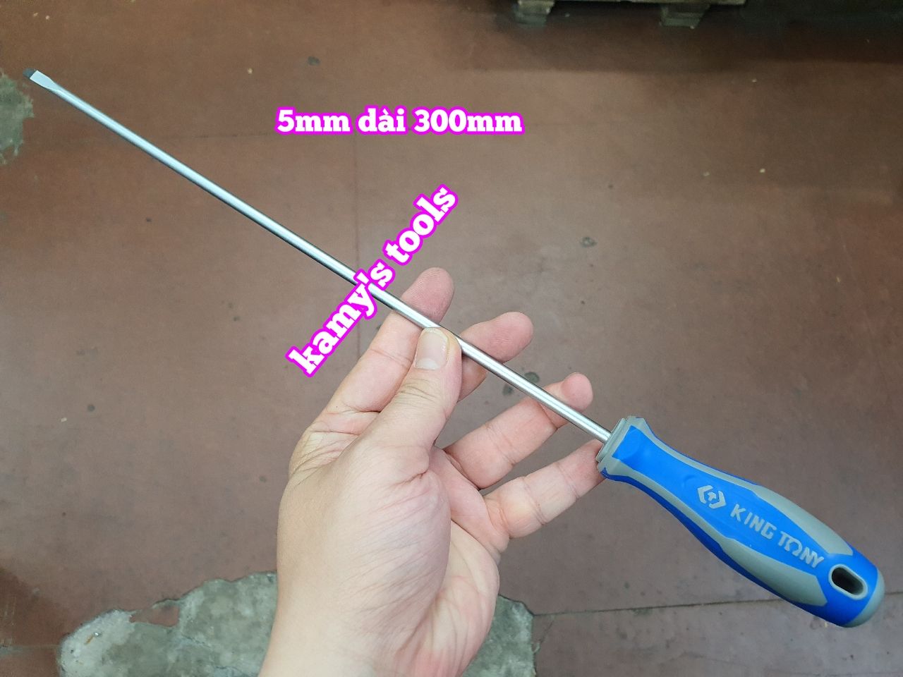Tua vít bake dẹp kingtony ph1 5mm dài 300mm model 14210112 14220512, tô vít