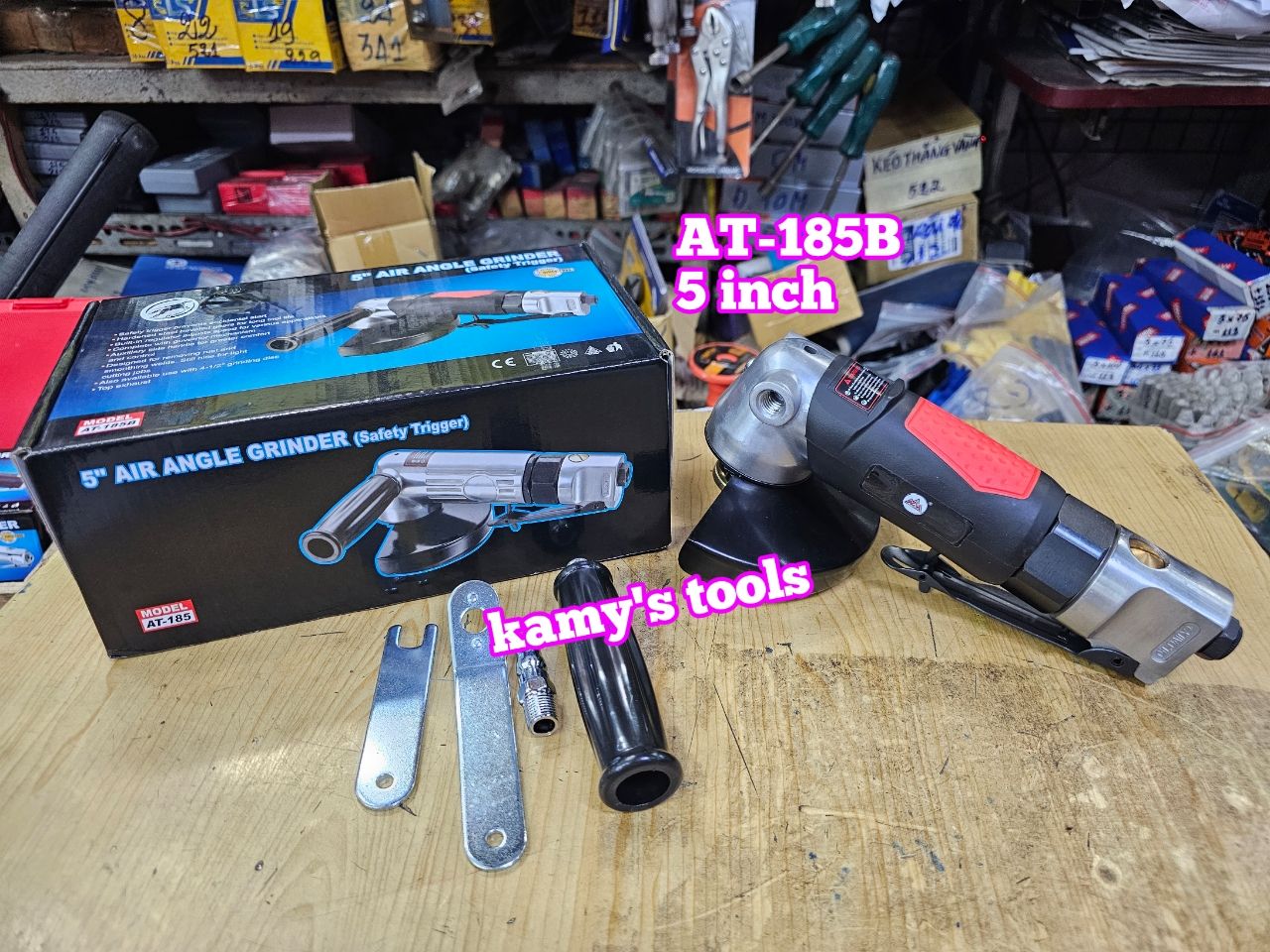 5 inch Máy mài góc bằng hơi khí nén 125mm AT-185B Hymair