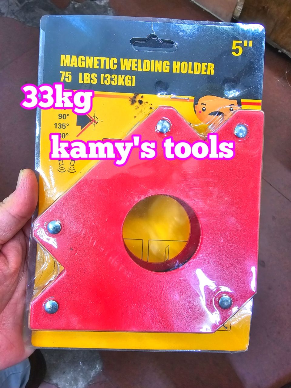 Nam châm ê ke vuông góc hàn cơ khí 12kg 22kg 33kg