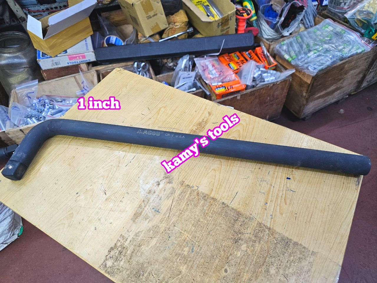 Cần tuýp siết chữ L Mahco đầu 1 inch (1