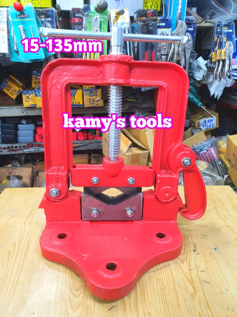Ê tô kẹp ống số 4 kẹp ống 15-135mm