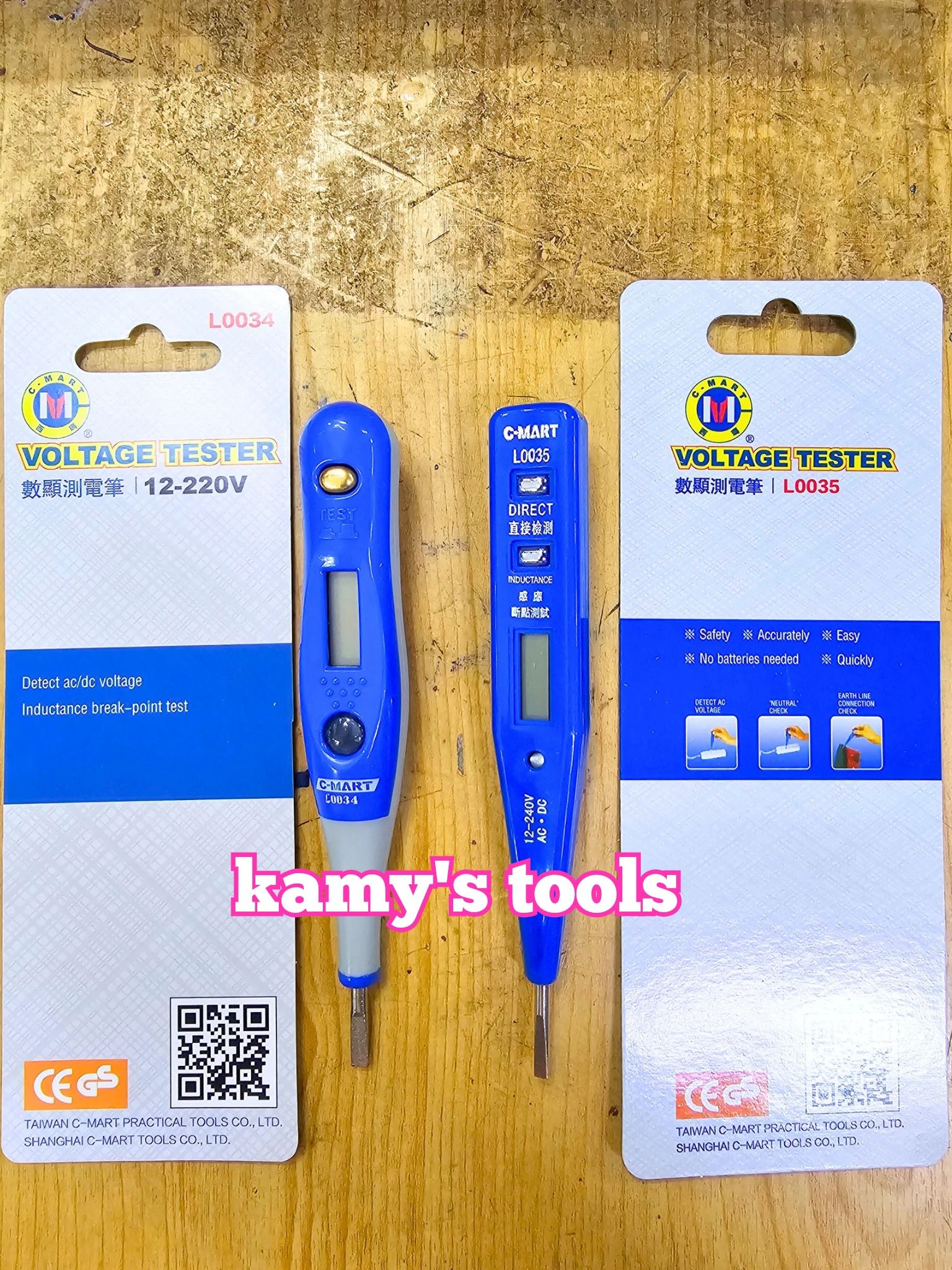 Bút Thử Điện Có Đồng Hồ C-mart L0034 Và L0035 bán lẻ từng cây