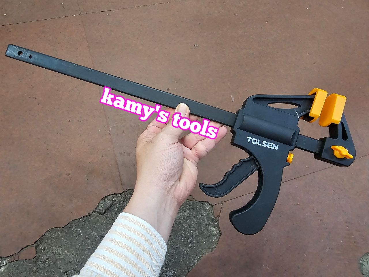 Cảo Kẹp Nhanh Độ Mở 300mm Tolsen 10204 (Kẹp Gỗ Nhanh, Cảo Gỗ)