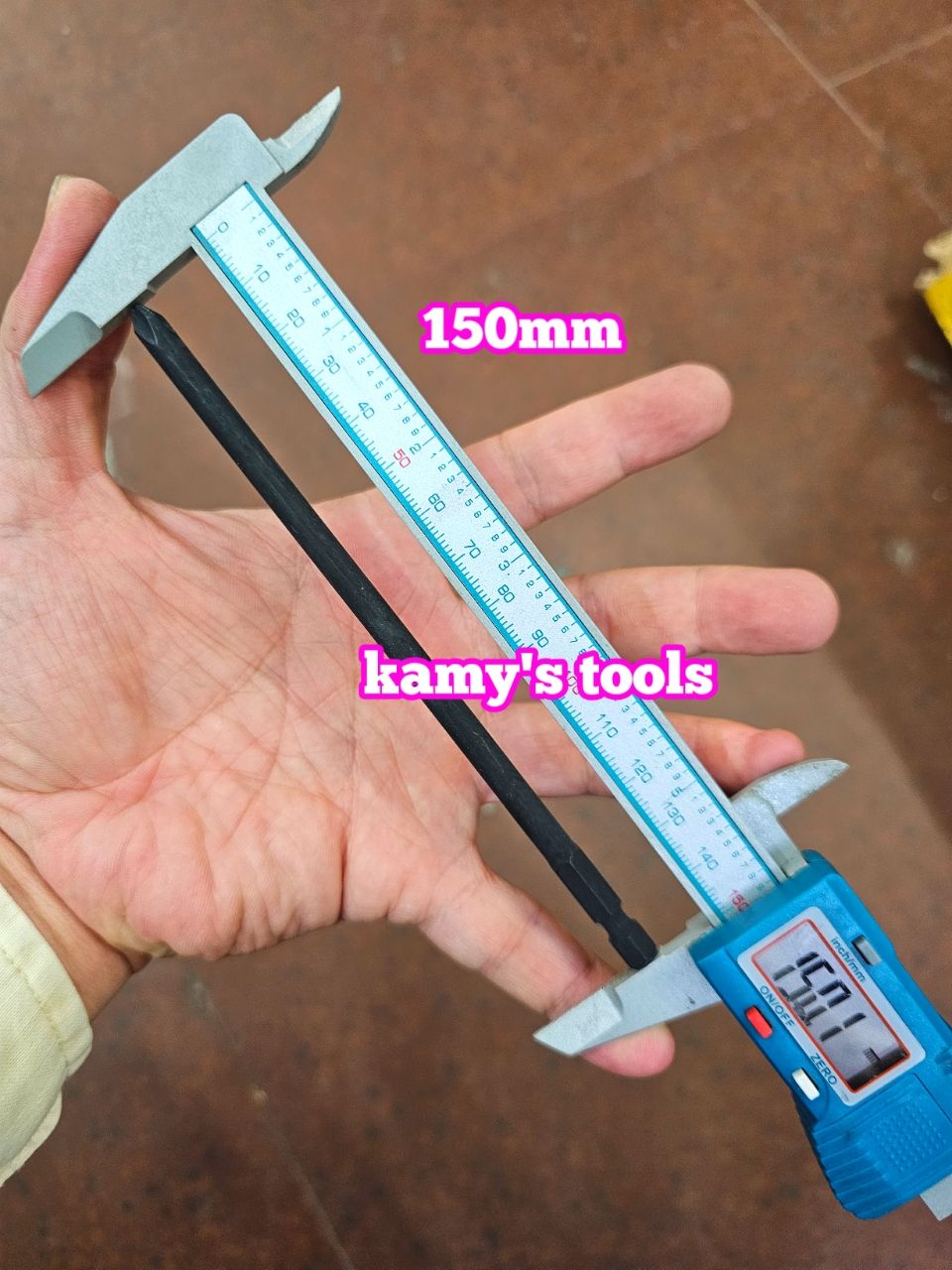 Mũi vít 4 cạnh bake 6mm chuôi lục giác dài 90mm 100mm 150mm Kingtony 719002P 711002P 711502P ( bán lẻ từng cái)