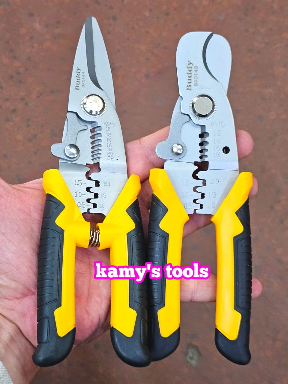 Kìm Cắt Dây Đa Năng 3 Trong 1 Buddy Ba0143 Và Ba0144, Rur R2350, Cắt Cáp, Tuốt Dây, Bấm Cos bán lẻ từng cây