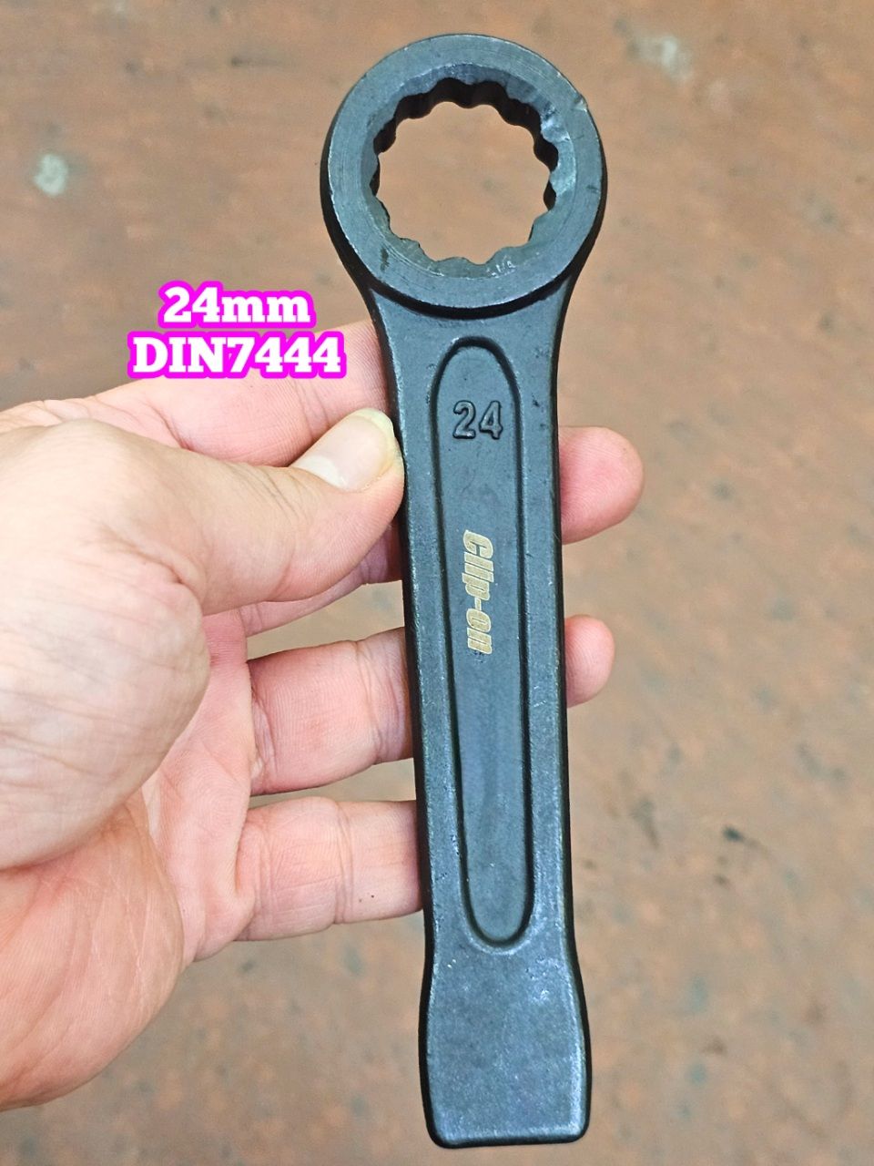 Cờ Lê Vòng Đóng 24mm Clip On (Vòng Đóng 24mm, Cờ Lê Đóng 1 Đầu Vòng 24mm)
