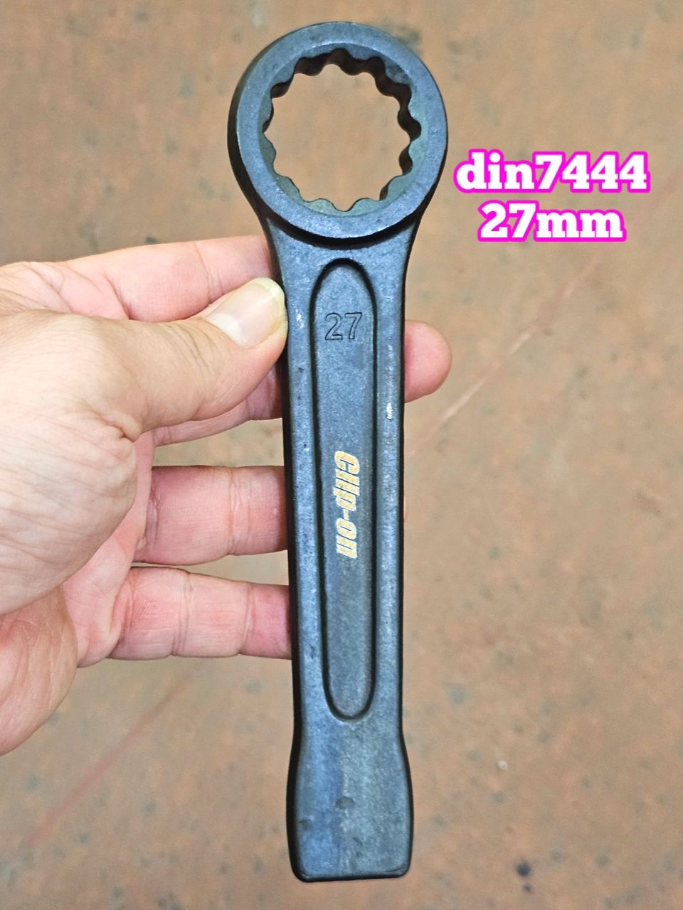 Cờ Lê Vòng Đóng 27mm Clip On (Vòng Đóng 27mm, Cờ Lê Đóng 1 Đầu Vòng 27mm)