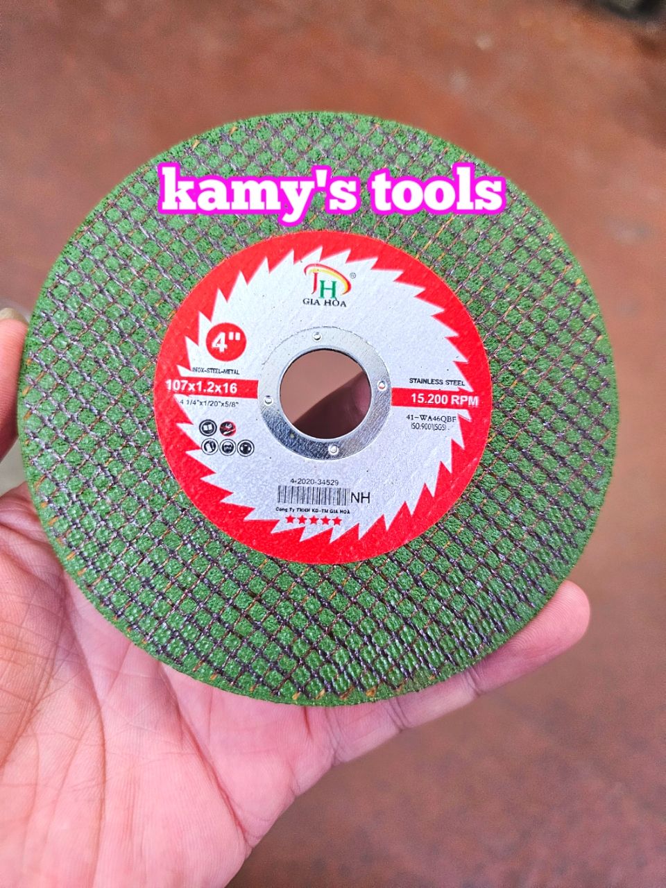 Đá cắt sắt inox 100mm Money Shark bán lẻ 1 viên