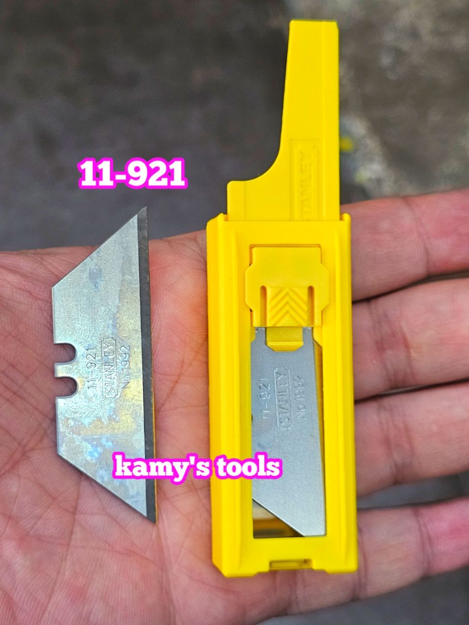 Lưỡi Dao Rọc Cáp Thẳng Stanley 11-921 (10 Lưỡi/Hộp), Lưỡi Dao Stanley