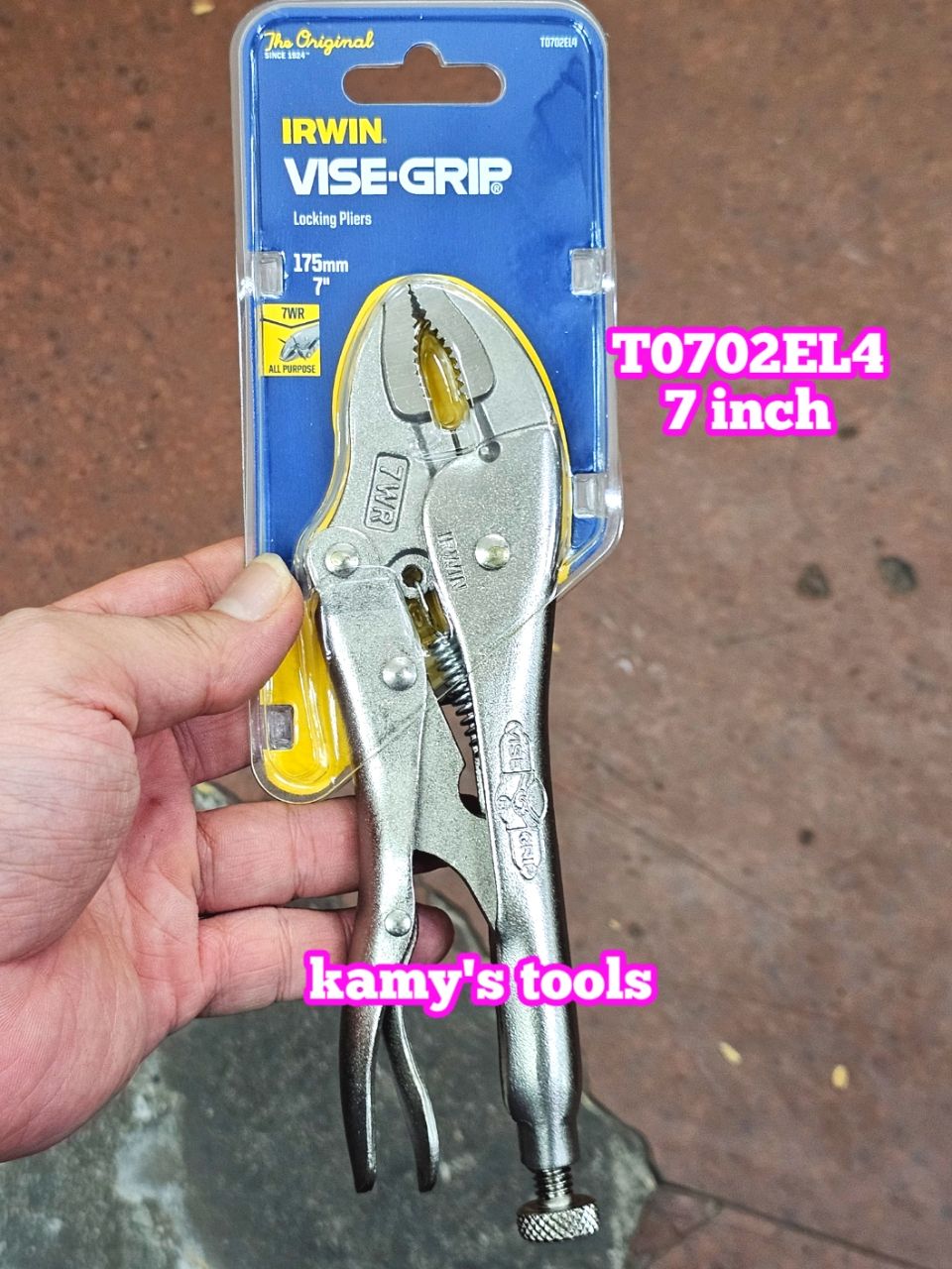 Kìm bấm chết Irwin Vise grip 5 inch 7 inch model T0902EL4 và T0702EL4