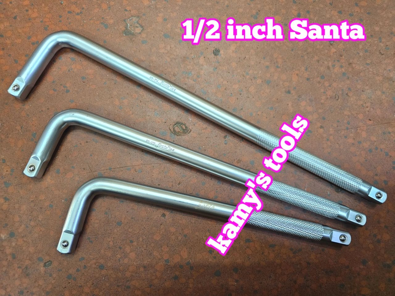 Cần tuýp siết đầu cong L 1/2 inch dài 12 inch 14 inch 300mm 350mm Santa, cần L 1/2 inch, cần tuýp L 1/2 inch