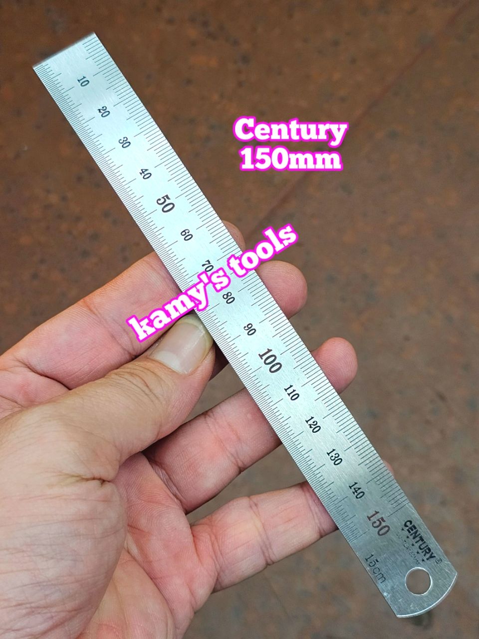 Thước lá inox 150mm 200mm 300mm Century LU-TLA150MM LU-TLA200MM LU-TLA300MM