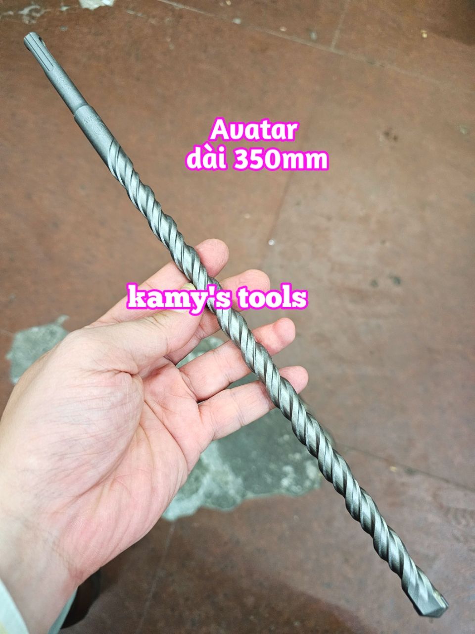 Mũi khoan bê tông tường đuôi gài Avatar dài 350mm 12mm 14mm 16mm 18mm 20mm 22mm 25mm