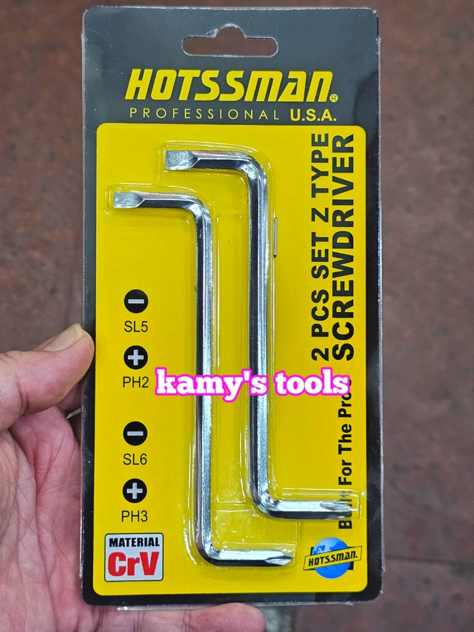 Bộ Tua Vít 2 Đầu Chữ Z Hotssman