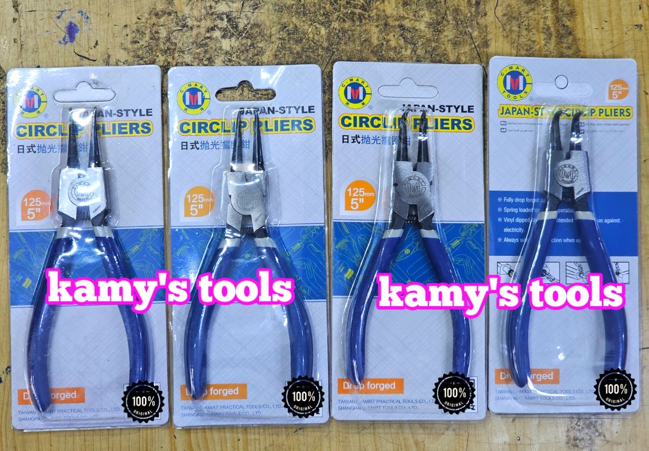 Kìm mở phe nhỏ C-mart 5 inch 125mm cong thẳng bóp vào bung ra B0024-05, B0025-05, B0023-05, B0022-05 (bán lẻ từng cây)