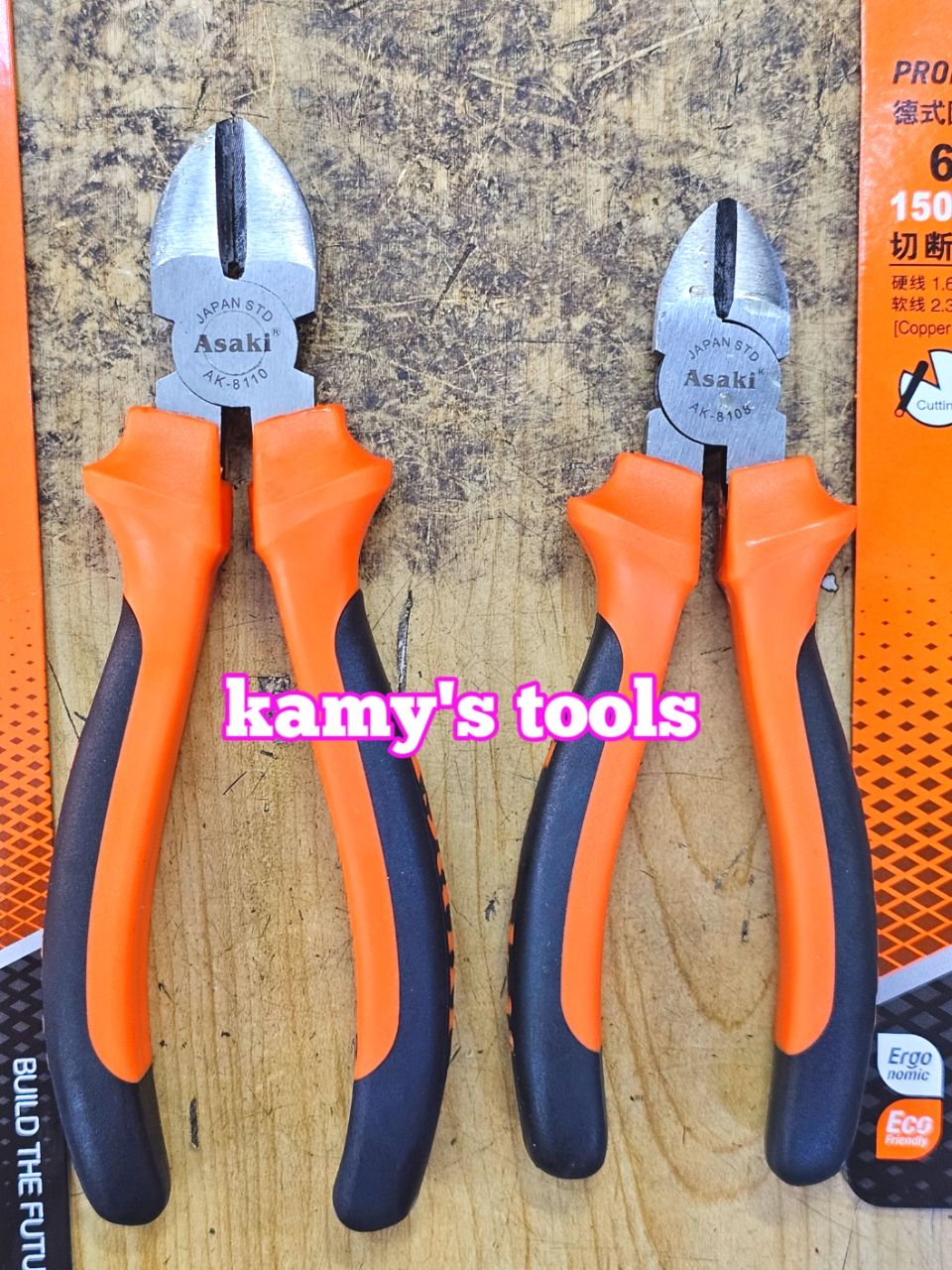 Kìm cắt Asaki 6 inch 8 inch AK-8108 AK-8110