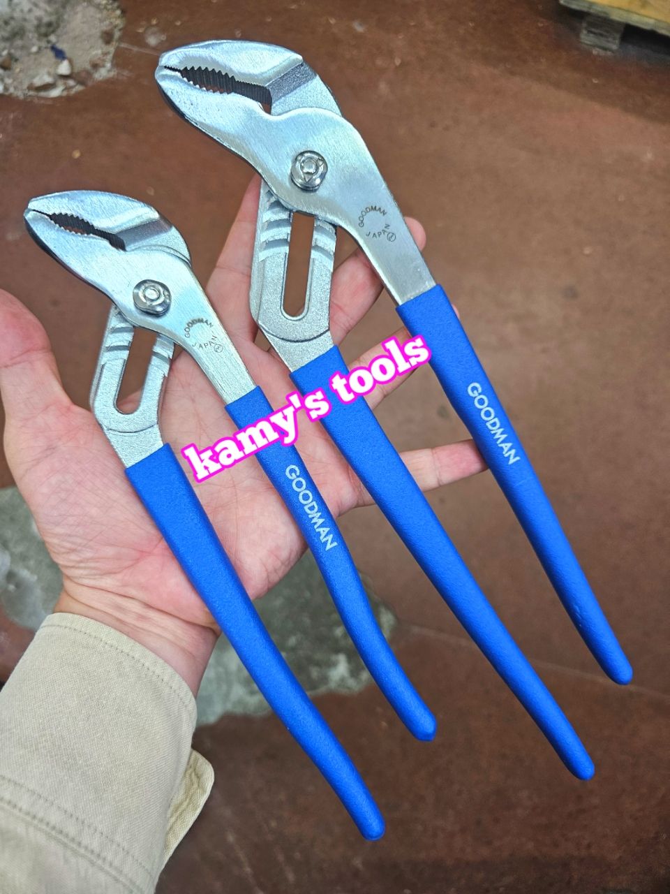 Kìm Mỏ Quạ Goodman 10 Inch 250mm 12 Inch 350mm , Kìm Bờ Rô, Kìm 5 Lỗ