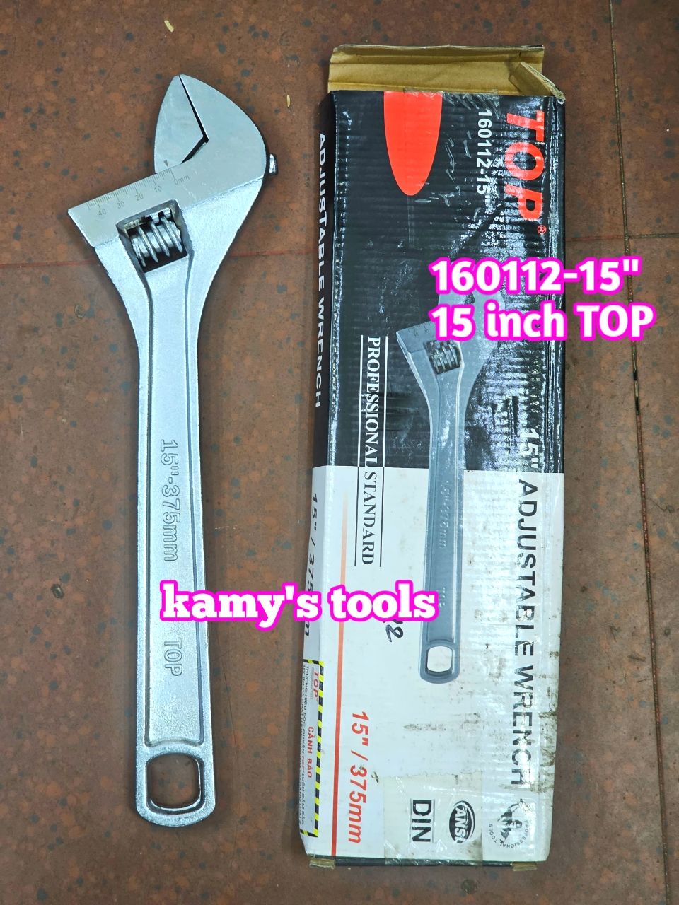 Mỏ lết 15 inch Top dài 375mm model 160112-15"