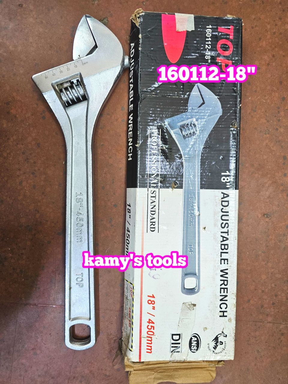 Mỏ lết 18 inch Top dài 450mm model 160112-18"