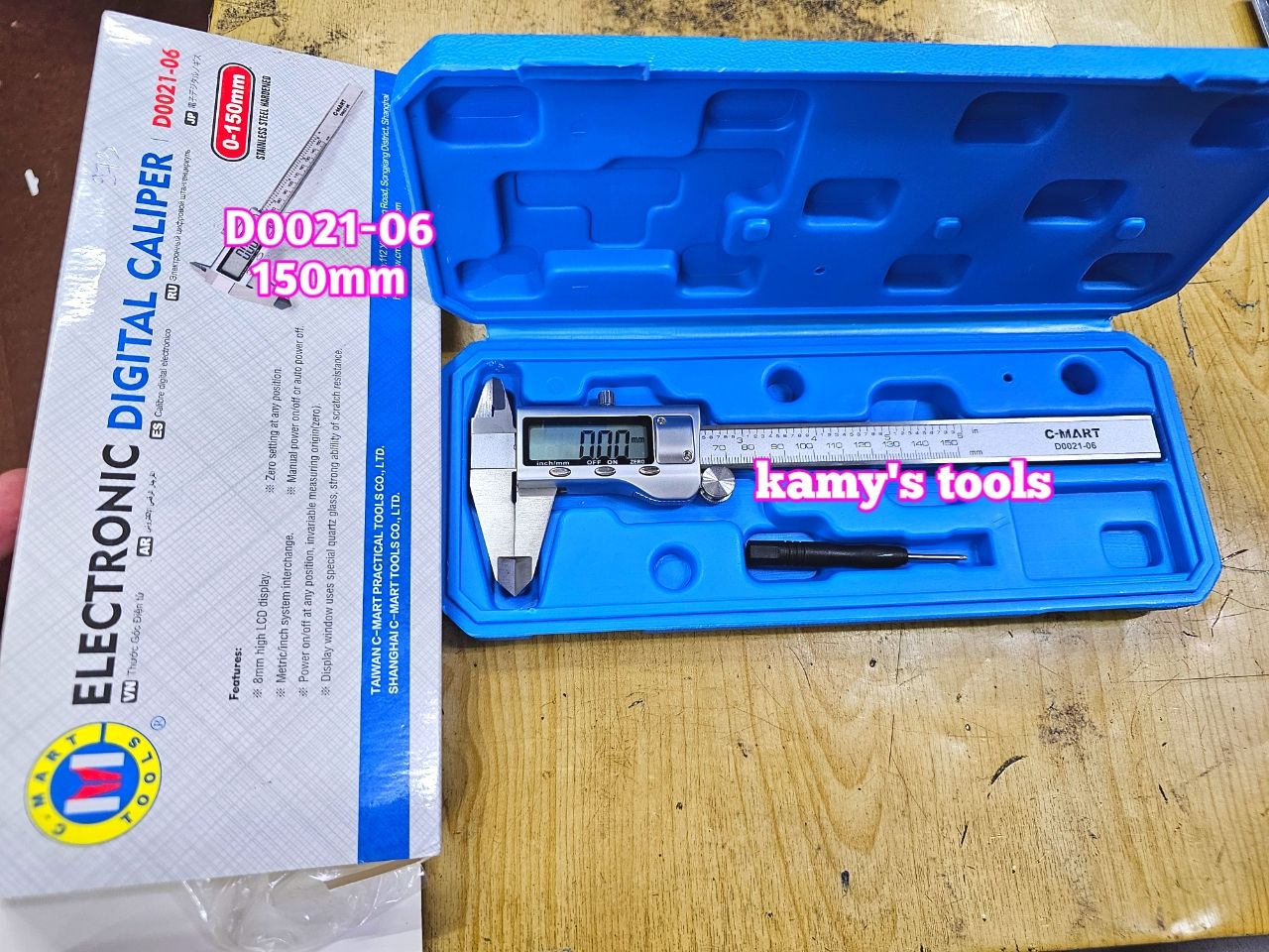 Thước kẹp điện tử Cmart D0021-06 chống nước IP54 loại mới