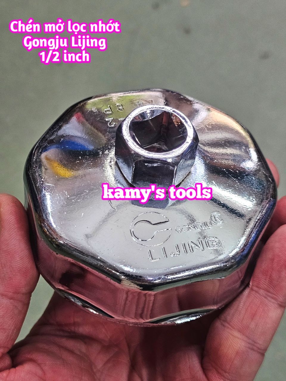 Vam cốc lọc nhớt chén mở lọc dầu đủ kích cỡ nhiều loại xe Gongju Lijing