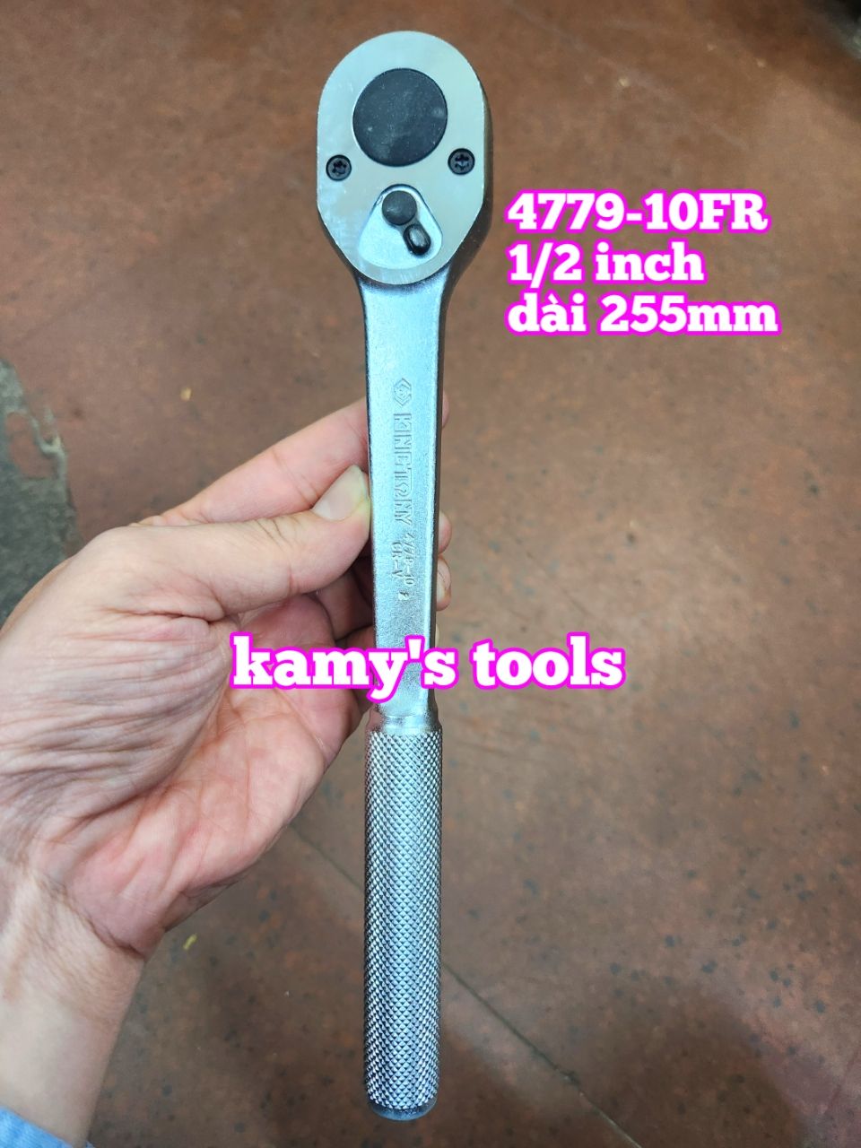 Cần siết tự động 1/2 inch Kingtony model 4779-10FR dài 10 inch 255mm