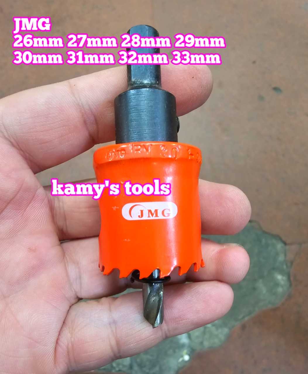 Mũi khoét lỗ kim loại JMG 26mm 27mm 28mm 29mm 30mm 31mm 32mm 33mm