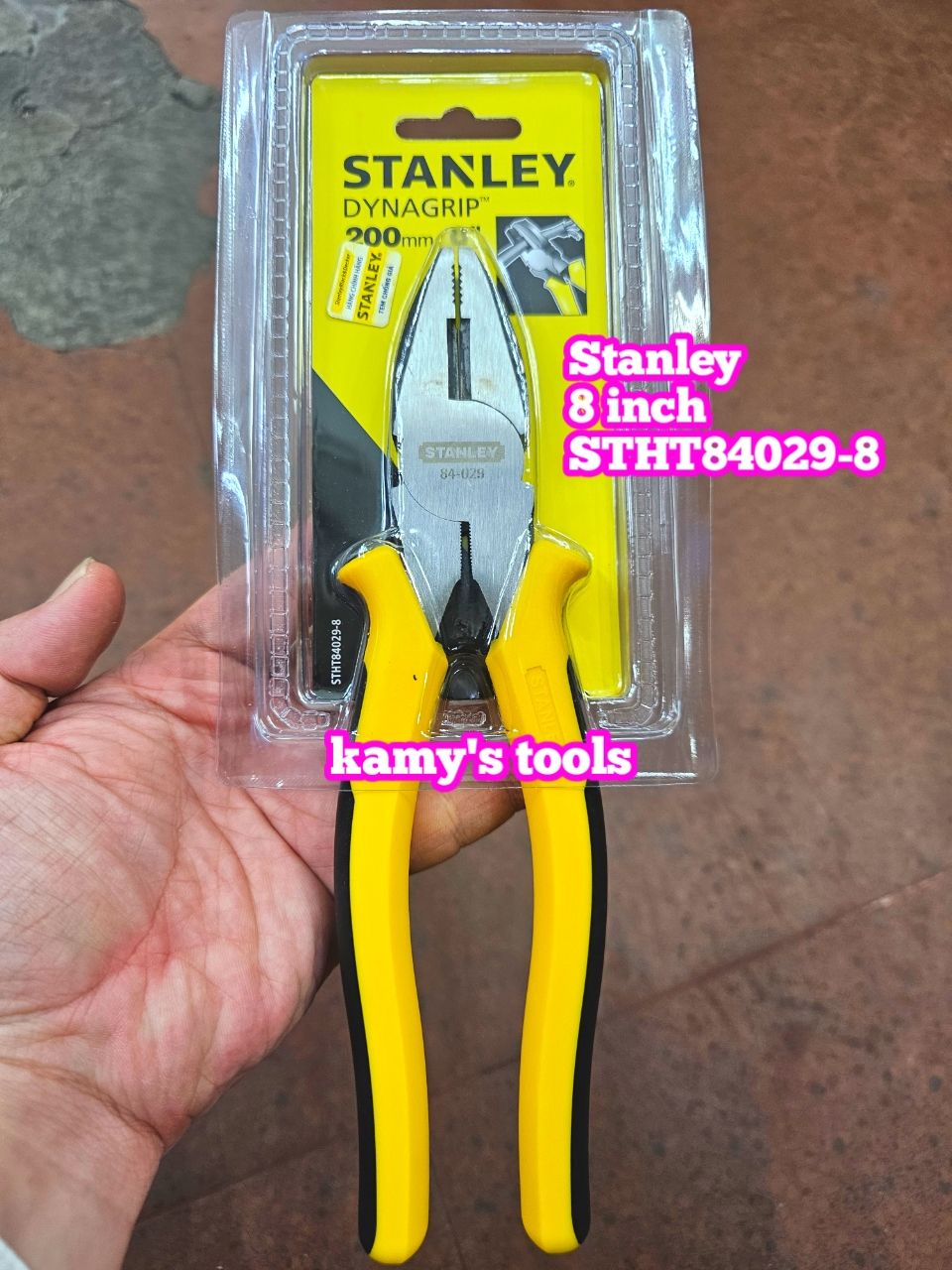 Kìm Điện Stanley 8 inch 84-029 STHT84029-8 (Kềm Điện Stanley, Kiềm Điện Stanley)