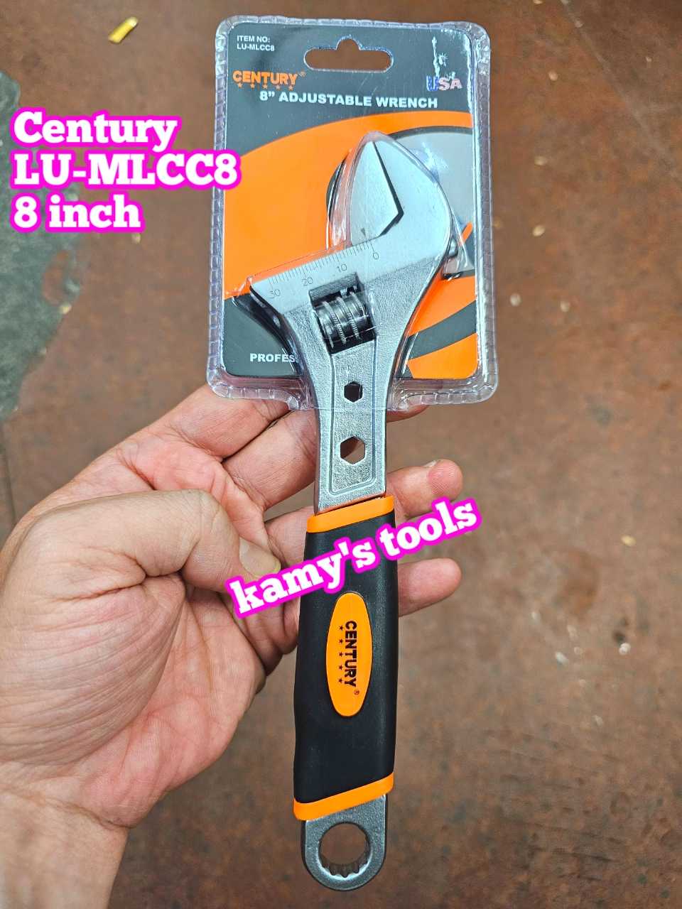 Mỏ lết cán bọc nhựa century 8 inch 10 inch 12 inch LU-MLCC8 LU-MLCC10 LU-MLCC12