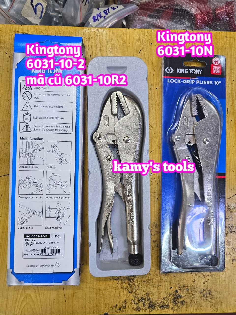 Kìm bấm chết 10 inch Kingtony 6031-10-2 mã cũ 6031-10R2 và 6031-10N