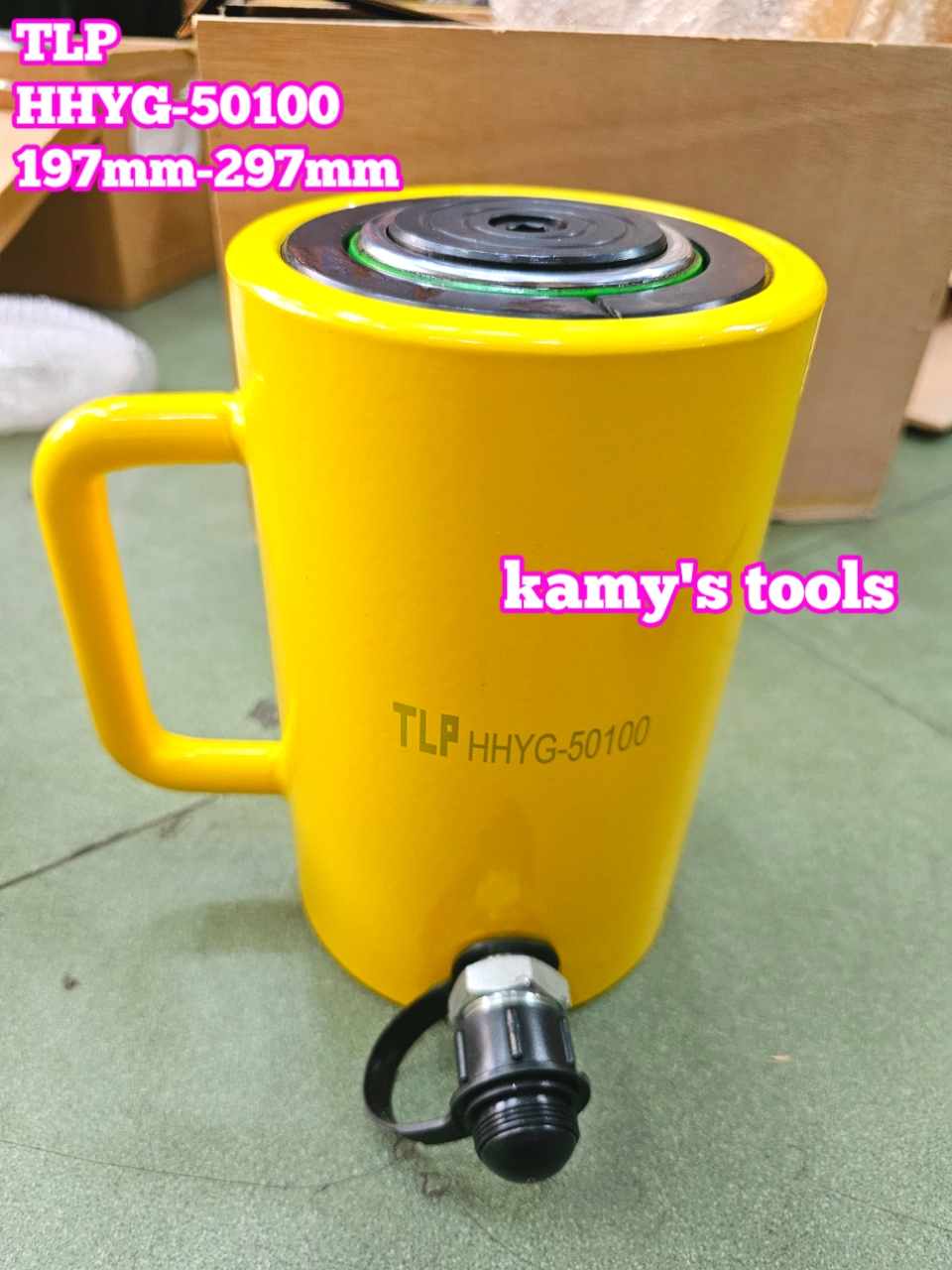 HHYG-50100 Kích thủy lực 50 tấn TLP hành trình 100mm 197mm-297mm