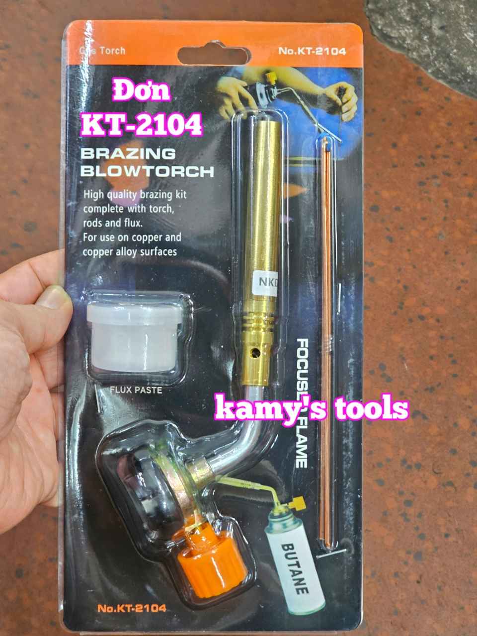 Đèn khò gas đơn đôi lắp bình gas mini Kovea KLL-7104 KT-2104 và KT-2108