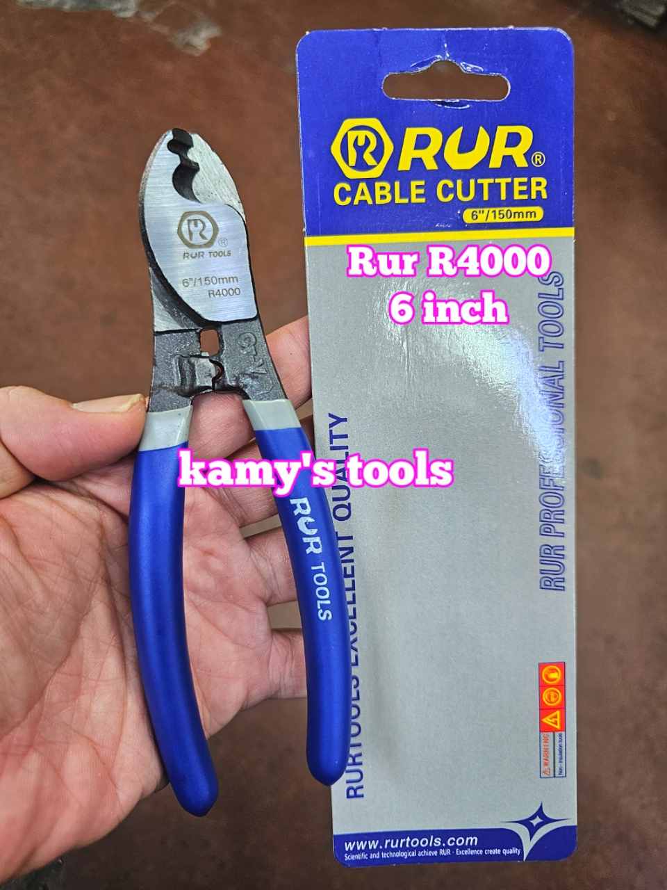 Kìm cắt cáp điện Rur R4000 dài 6 inch 165mm