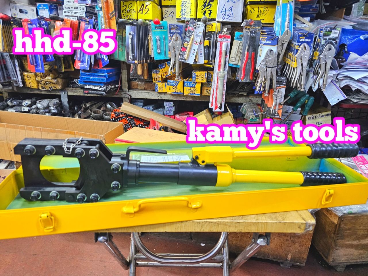 Kìm cắt cáp thuỷ lực TLP HHD-85 cắt đồng nhôm 85mm dài 820mm