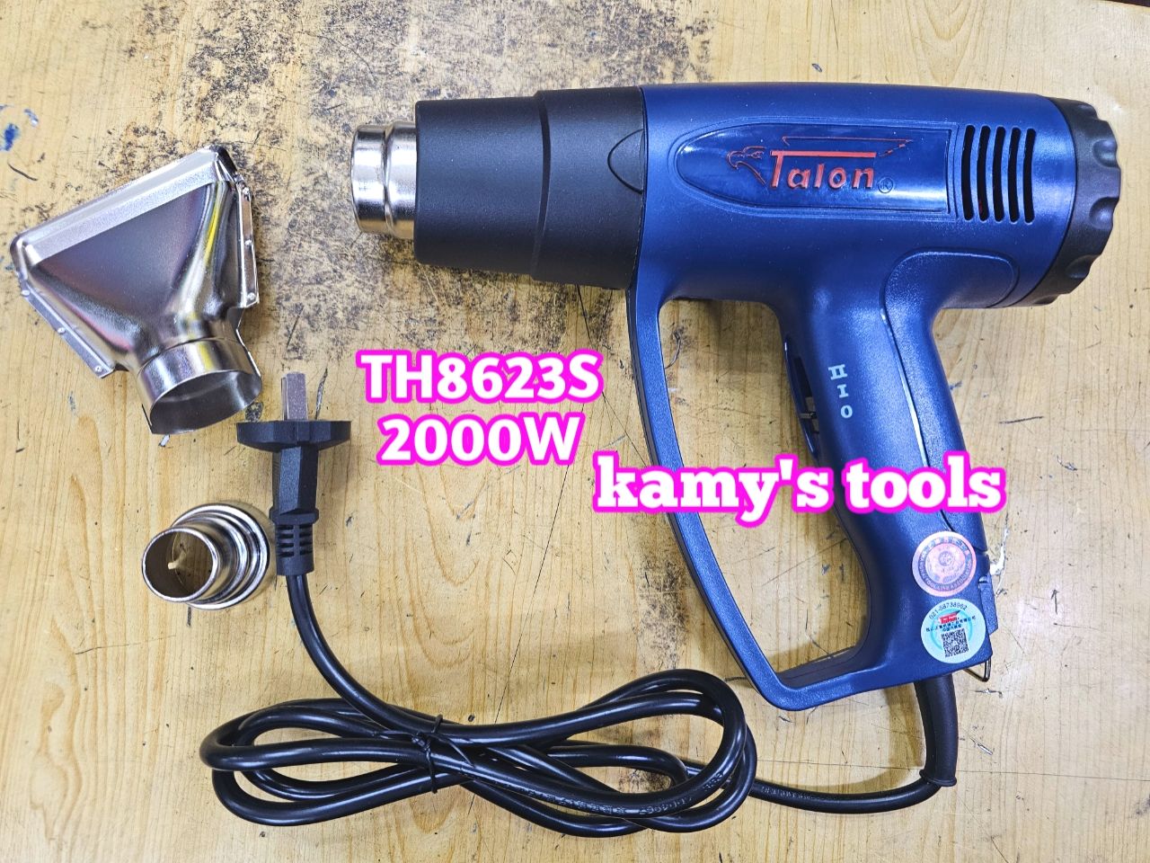 Máy thổi khò hơi nóng 2000W Talon TH8623S