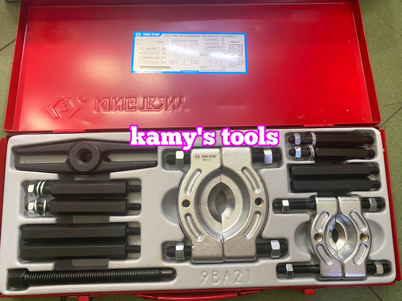 Bộ cảo dĩa bạc đạn Kingtony 9BA21 9BA-21 30mm-75mm