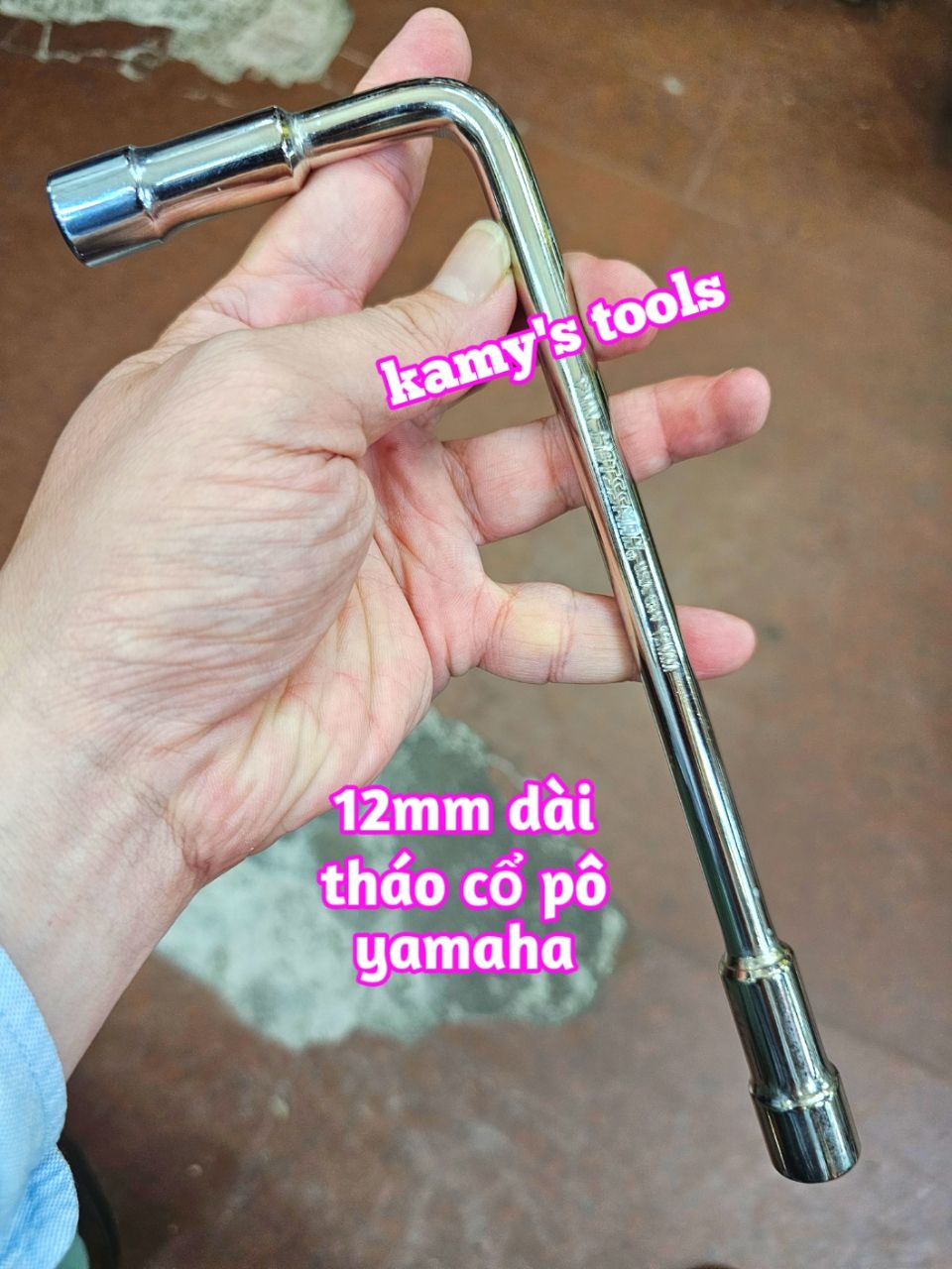 Dụng cụ cần điếu mở cổ pô xe gắn máy yamaha 12mm Hotssman