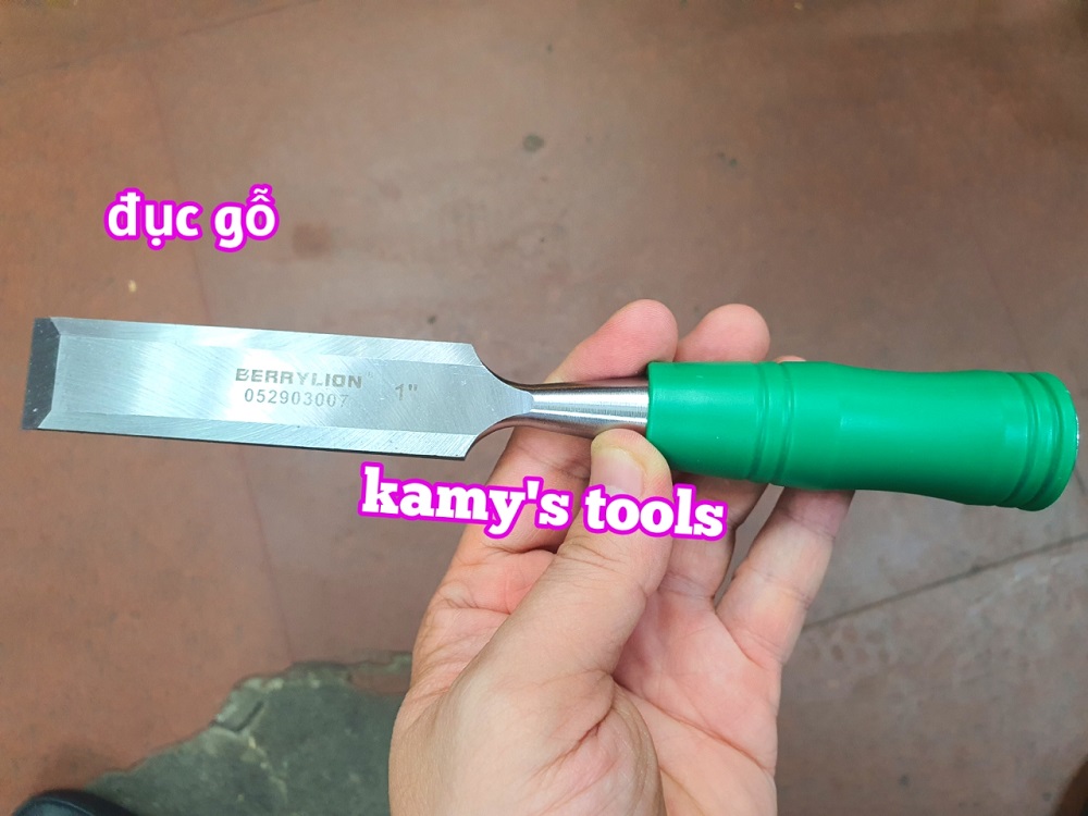 Đục gỗ Berrylion 1/4 3/8 1/2 5/8 3/4 1 1.2 1.1/4 inch