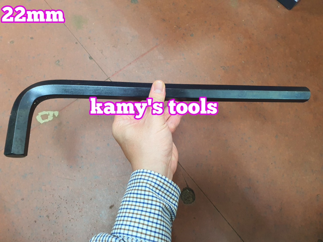 Lục giác 22mm thép đen cao cấp dài 420mm Action