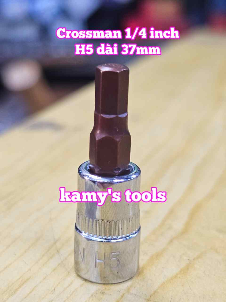 Tuýp lú đầu lục giác 1/4 Inch Crossman 3mm 5mm 6mm 8mm model 99-423 99-425 99-426 99-428