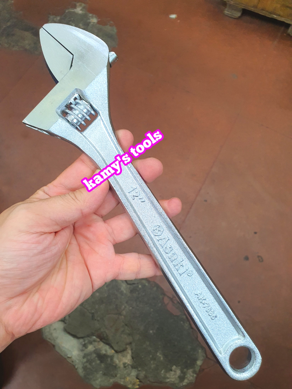 Mỏ lết Asaki 6 inch 8 inch 10 inch 12 inch AK-7632 AK-7633 AK-7634 AK-7635