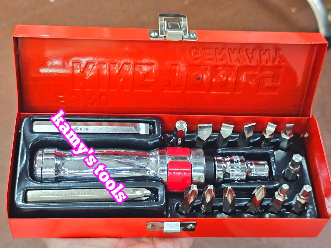 Bộ tua vít đóng tự động 16 chi tiết Euroking tools