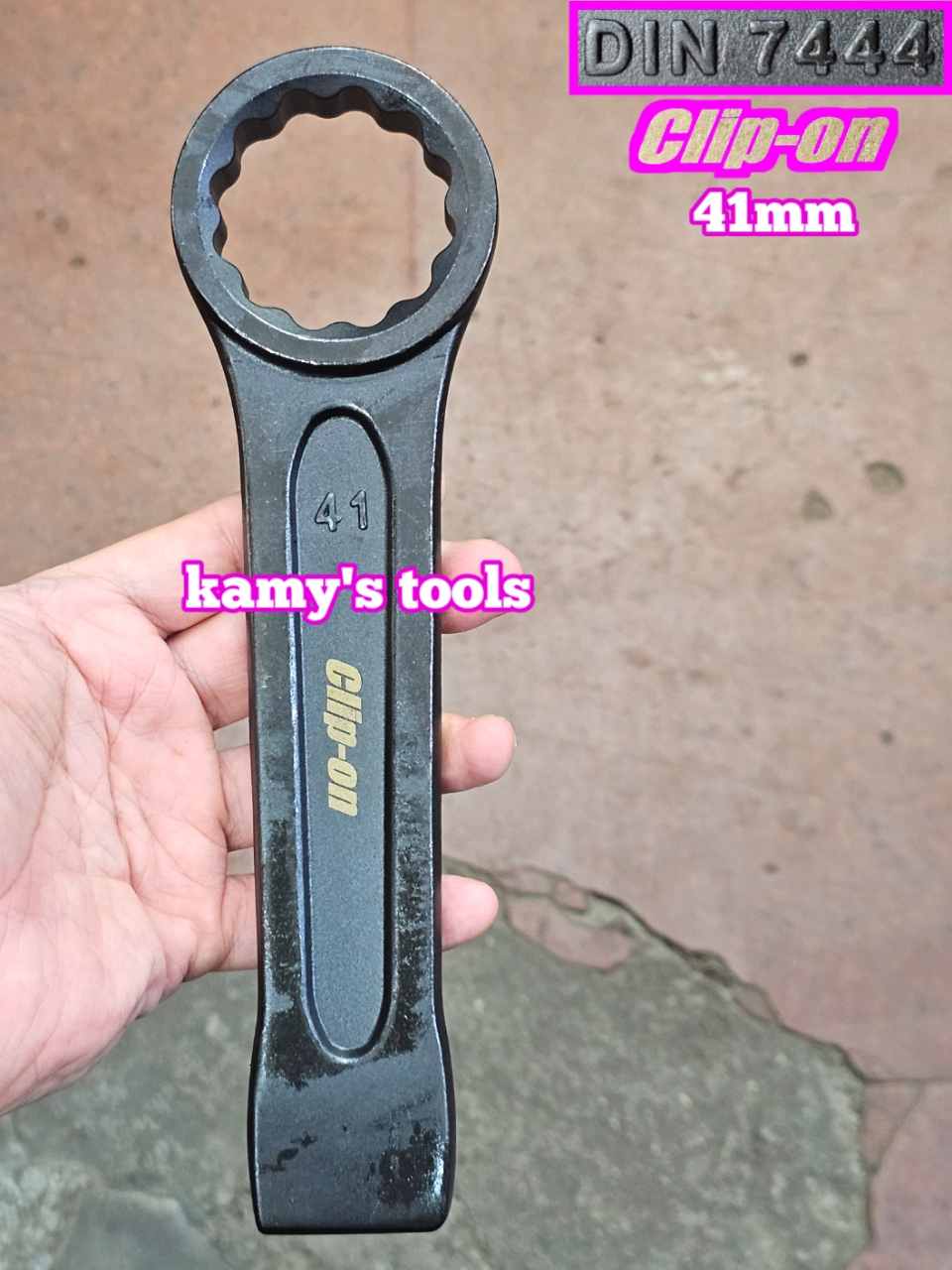 Cờ lê vòng đóng 41mm DIN7444 Clip-On CLO-22041