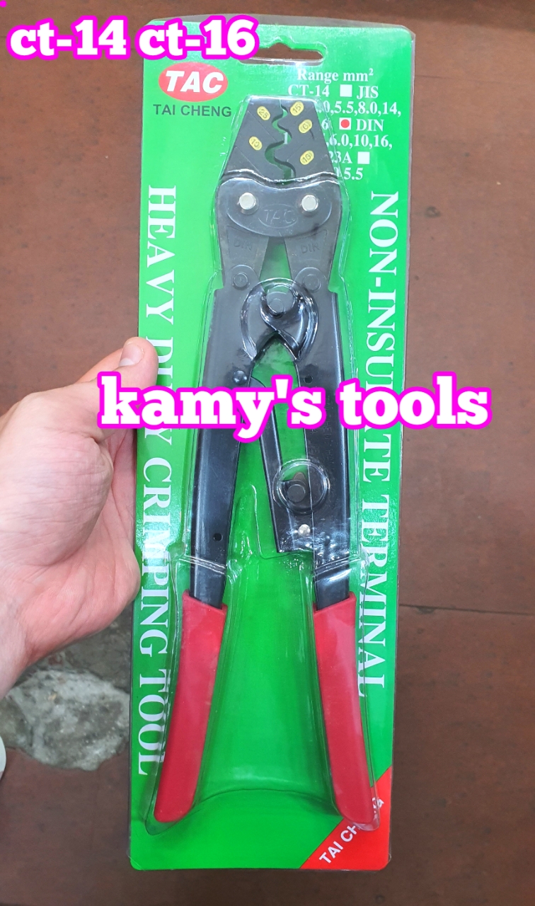 Kìm bấm cos Tai Cheng TAC 1.5-16mm2 model CT-14 CT-16, kềm bấm cos