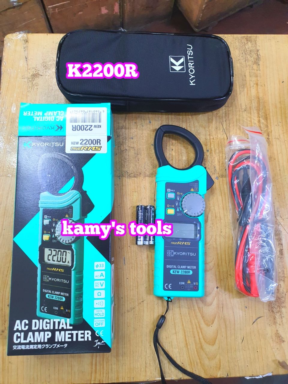 Ampe kìm Kyoritsu 2200R đo dòng điện xoay chiều AC 1000A