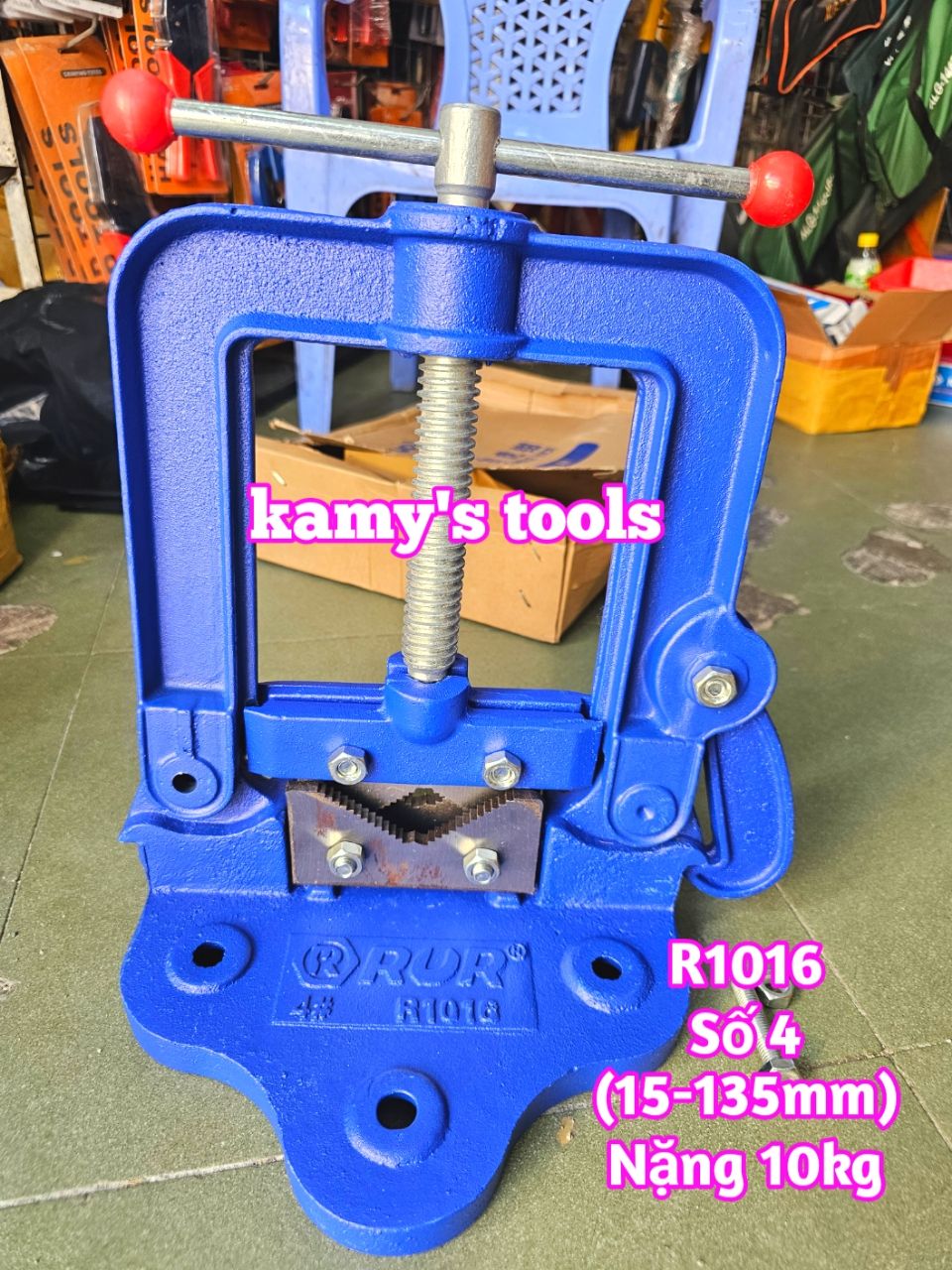 R1016 Ê tô kẹp ống Rur số 4 kẹp ống 15-135mm