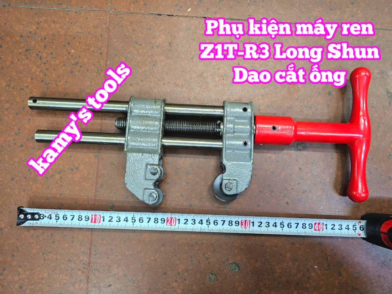 Dao cắt ống sắt tráng kẽm phụ kiện máy tiện ren ống Z1T-R3 Long Shun PTSLS02