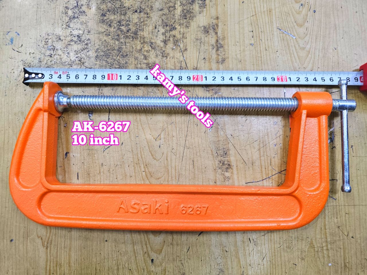 Cảo chữ C Asaki 10 inch 250mm Asaki AK-6267