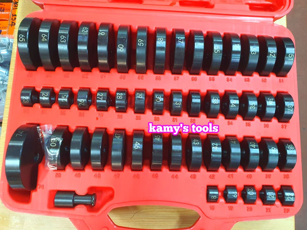 Bộ đóng ép bạc đạn vòng bi 52 chi tiết kamytools