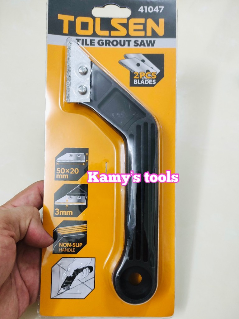 Dao cạo kẻ chỉ ron gạch men Tolsen 41047 ( dụng cụ cạo chỉ ron gạch, cạo ron gạch)